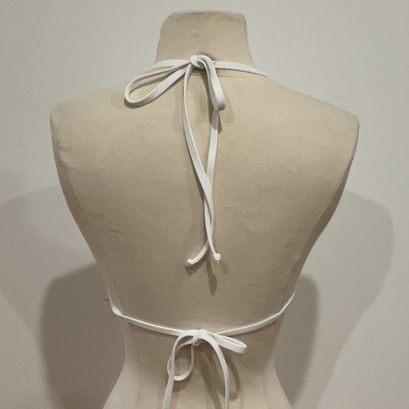 Tularosa Nina Bikini Top in Ivory, Size: L - Picture 7 of 7